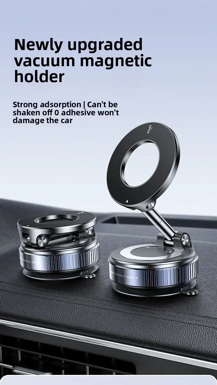 Adjustable Vacuum Magnetic Mount Car Phone Holder Upgrade