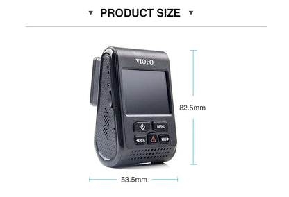 VIOFO A119 V3 2K Car Parking Mode G-Sensor Rota Lens