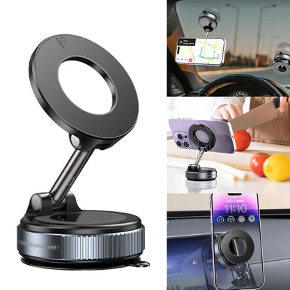 Car Phone Magnetic Stand Mechanical Vacuum Suction Cup Holder