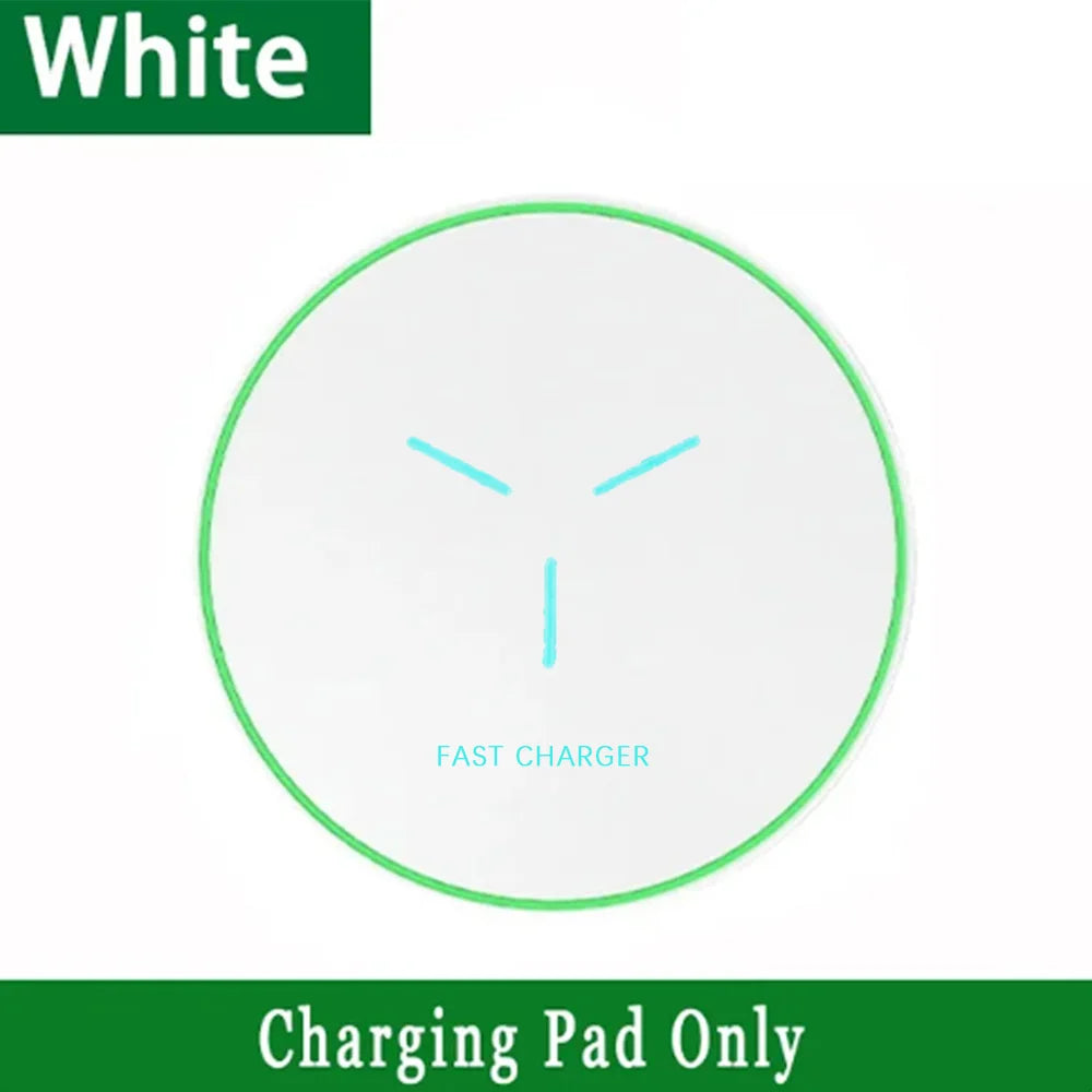 Wireless Charger Pad Chargers Induction Fast Charging Dock Station