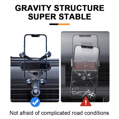 SEAMETAL Universal Car Phone Holder 4-Joint Air Vent Clip