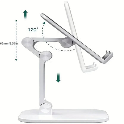Three Sections Foldable Desk Mobile Phone Holder