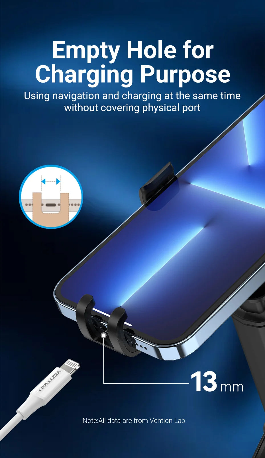 Vention Car Phone Holder Gravity Phone Stand