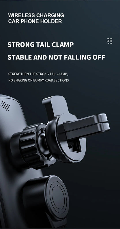 Car Phone Holder 15W Wireless Fast Charger Magnetic Charger