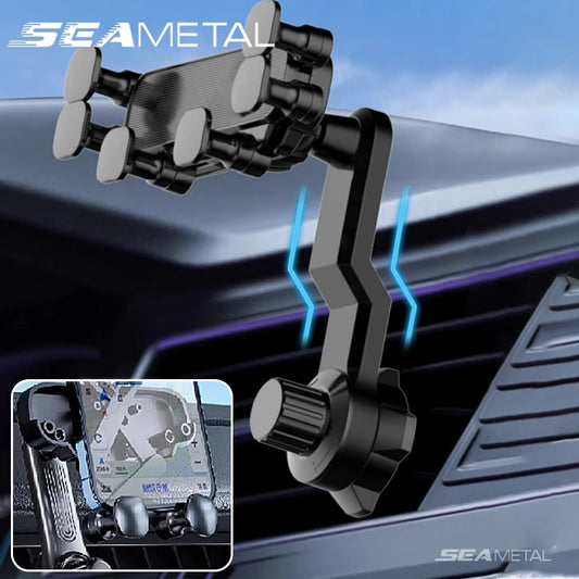 SEAMETAL Car Phone Holder Gravity Auto Cellphone Stand Mount