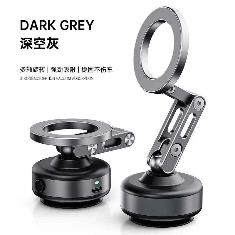 Magnetic Vacuum Adsorption Car Mount Mobile Phone Holder
