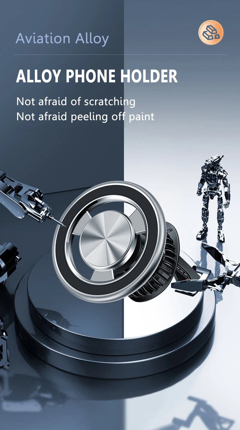 Magnetic Phone Holder Compatible With MagSafe Car Mount