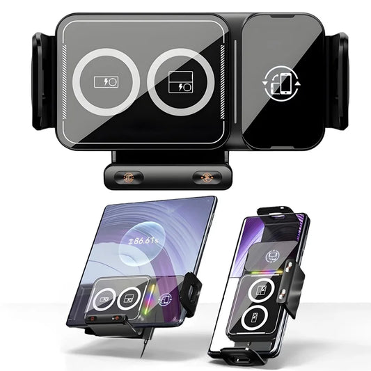 Universal Car Phone Wireless Charging Holder 360° Rotation Mount