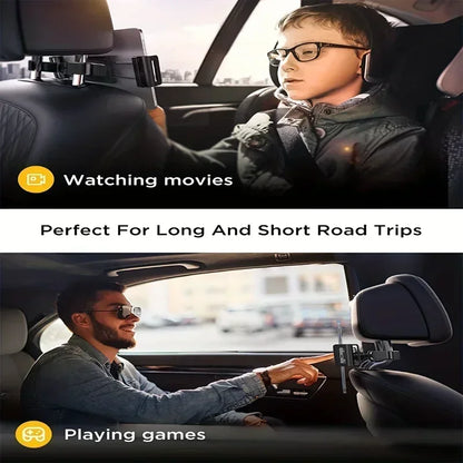 Car Tablet Holder Back Seat Headrest Mount Stand