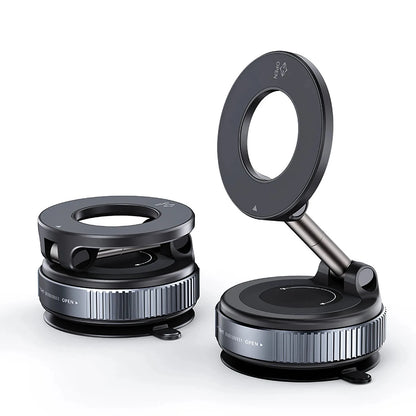 Car Phone Magnetic Stand Mechanical Vacuum Suction Cup Holder
