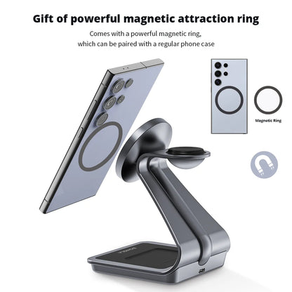 Bonola Magnetic 3 in 1 Wireless Charger Station