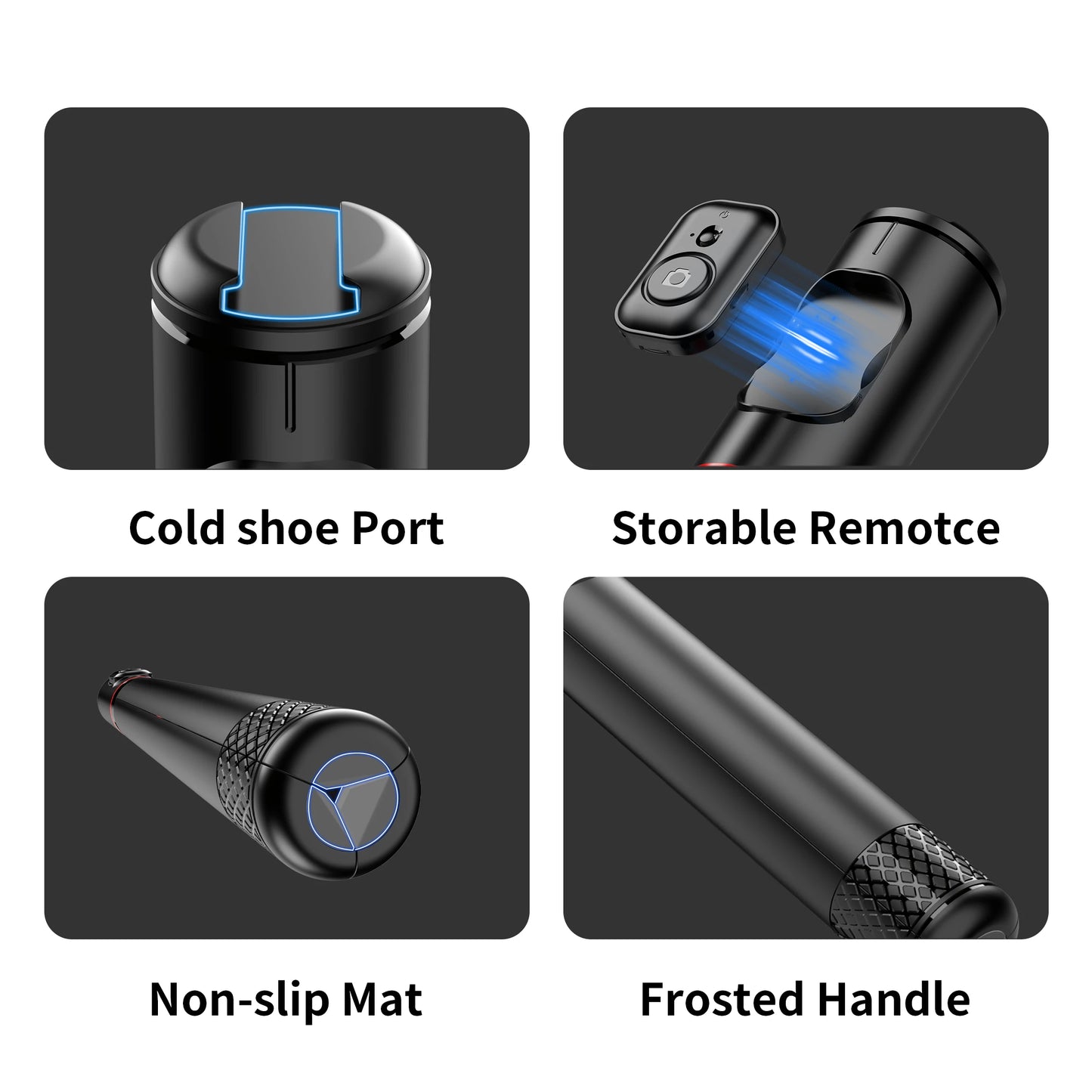 C10 Selfie Stick 72 Inch Aluminum Alloy with Wireless Bluetooth