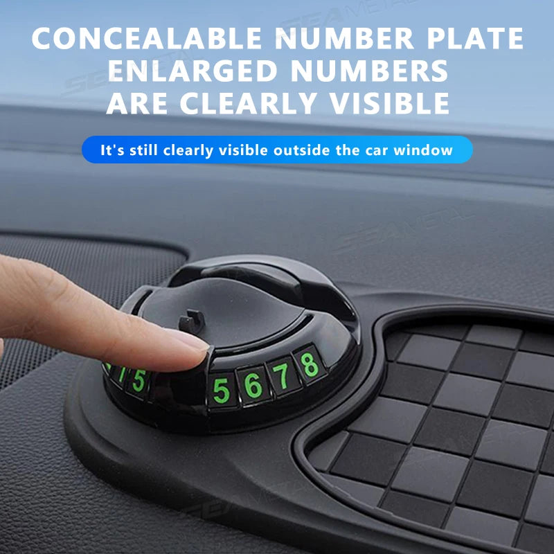 SEAMETAL Car Dashboard Phone Holder Hidden Plate