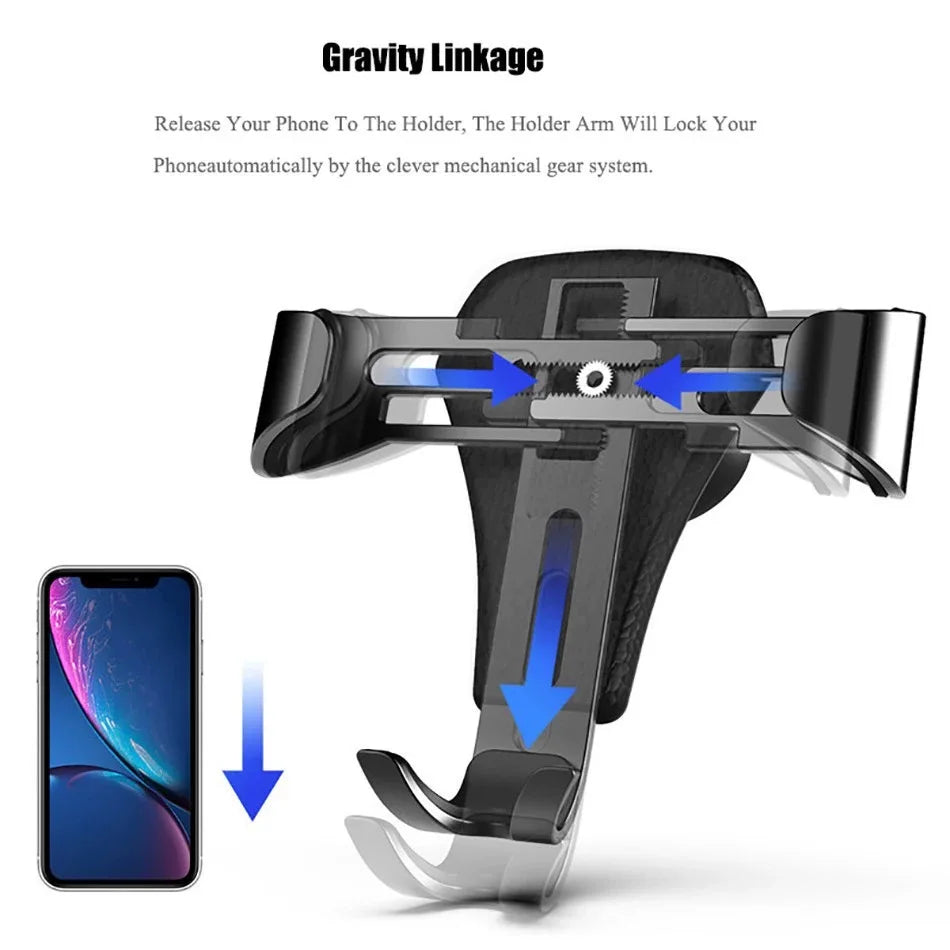 Car Phone Holder Gravity Sensing Auto Grip Universal Bracket