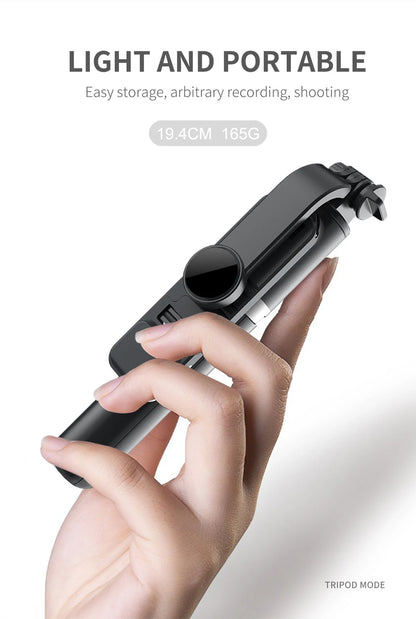 New Wireless Bluetooth Selfie Stick Tripod with Remote Extendable
