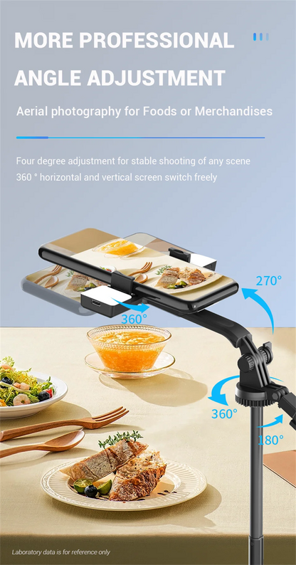 FANGTUOSI 1750mm Wireless Selfie Stick Tripod Stand