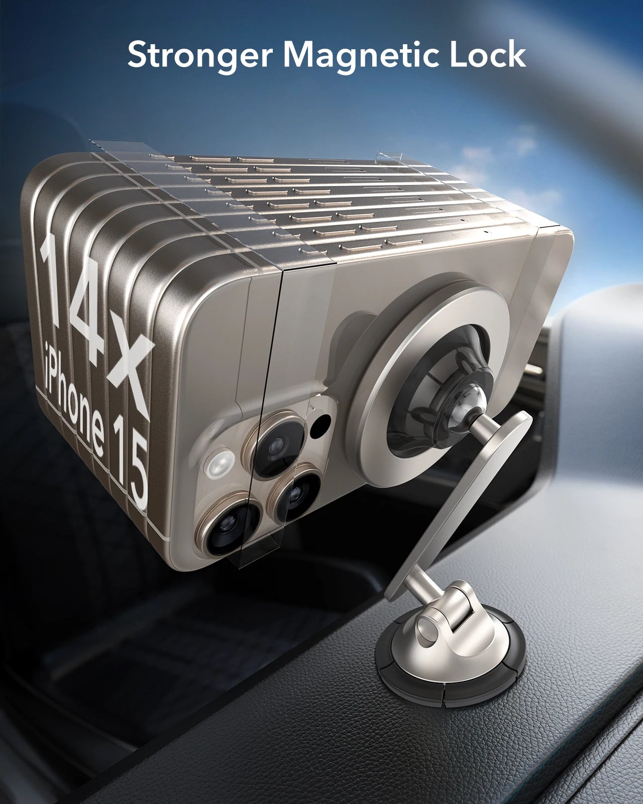 ESR for MagSafe Car Mount Dashboard Magnetic Phone Holder