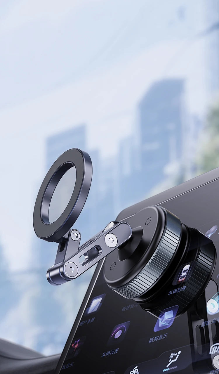 Vacuum Adsorption Car Magnetic Phone Holder