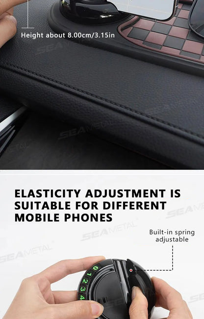 SEAMETAL Car Dashboard Phone Holder Hidden Plate