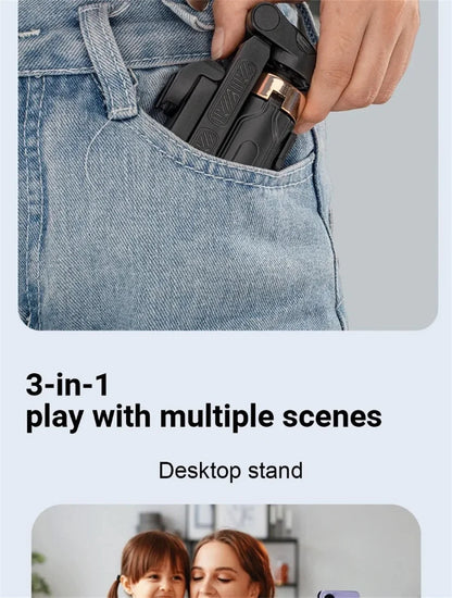 Mobile selfie stick handle tripod photography tool stabilizer