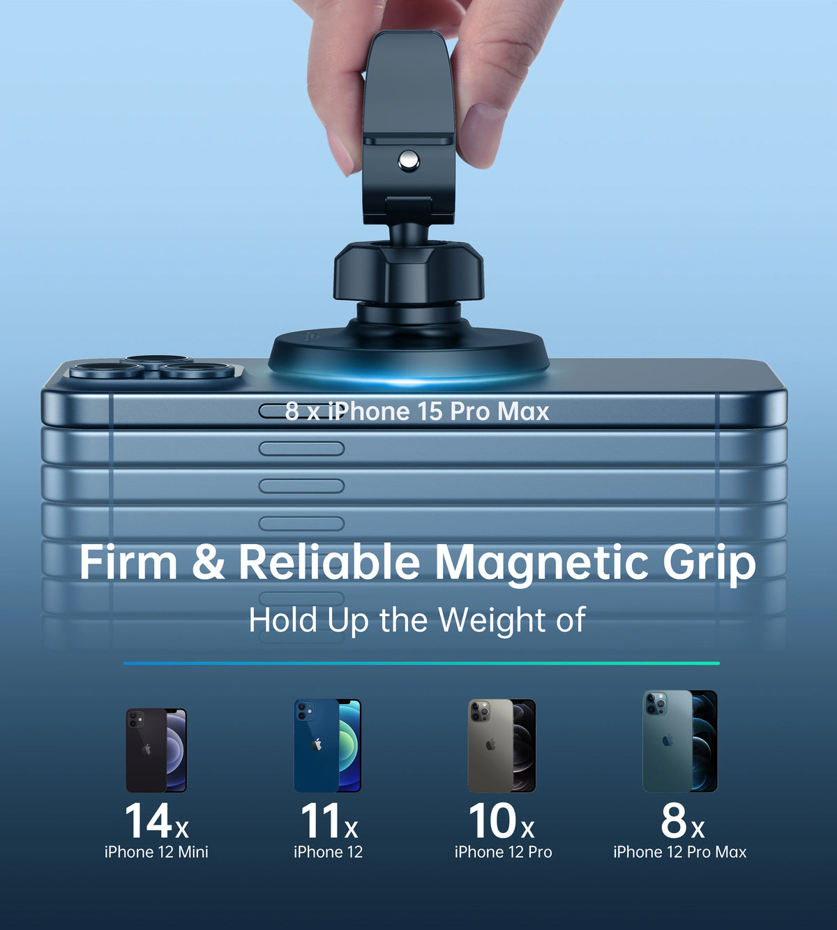Magnetic Car Mount Holder Portable Electronic Device Mount
