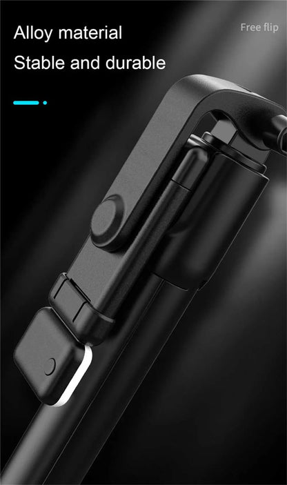 Portable Bluetooth Selfie Stick Tripod Holder with Remote Shutter