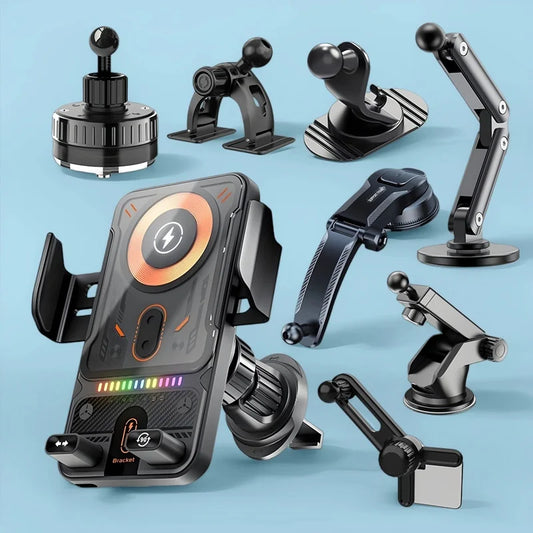 2025 New F18 Car Wireless Charger Holder