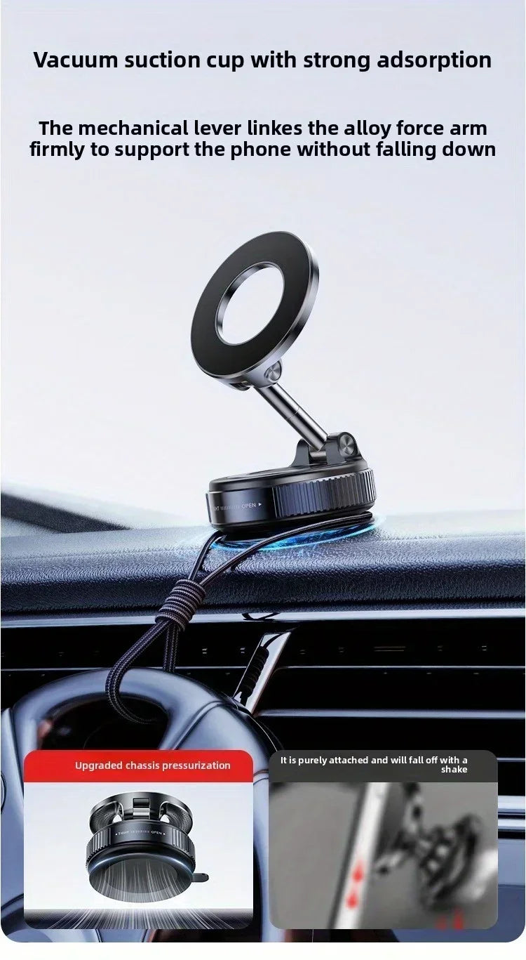 Adjustable Vacuum Magnetic Mount Car Phone Holder Upgrade