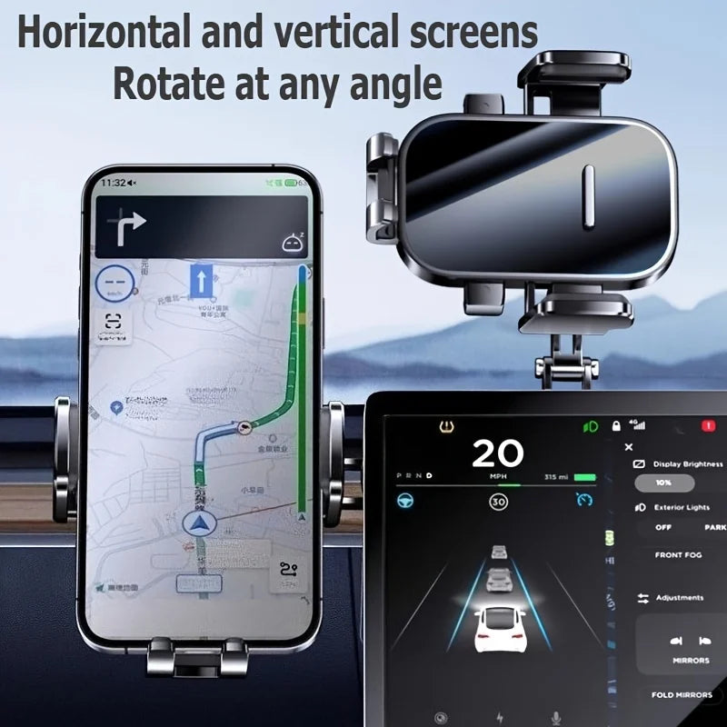 Lcars New Car Dashboard Phone Holder with Strong Vacuum Suction