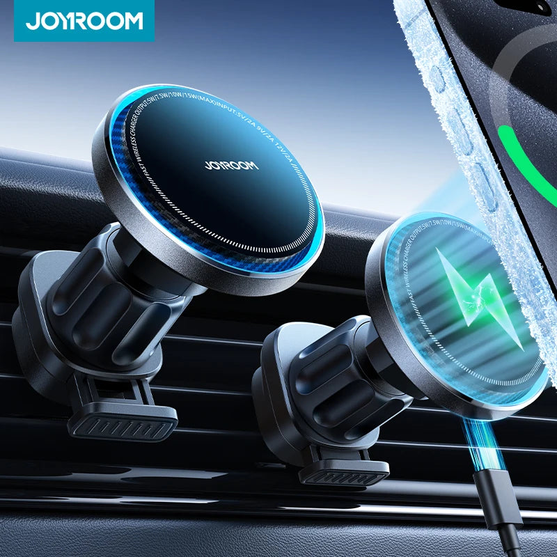 JOYROOM Magnetic Car Mount Charger Cooling Fast Charging
