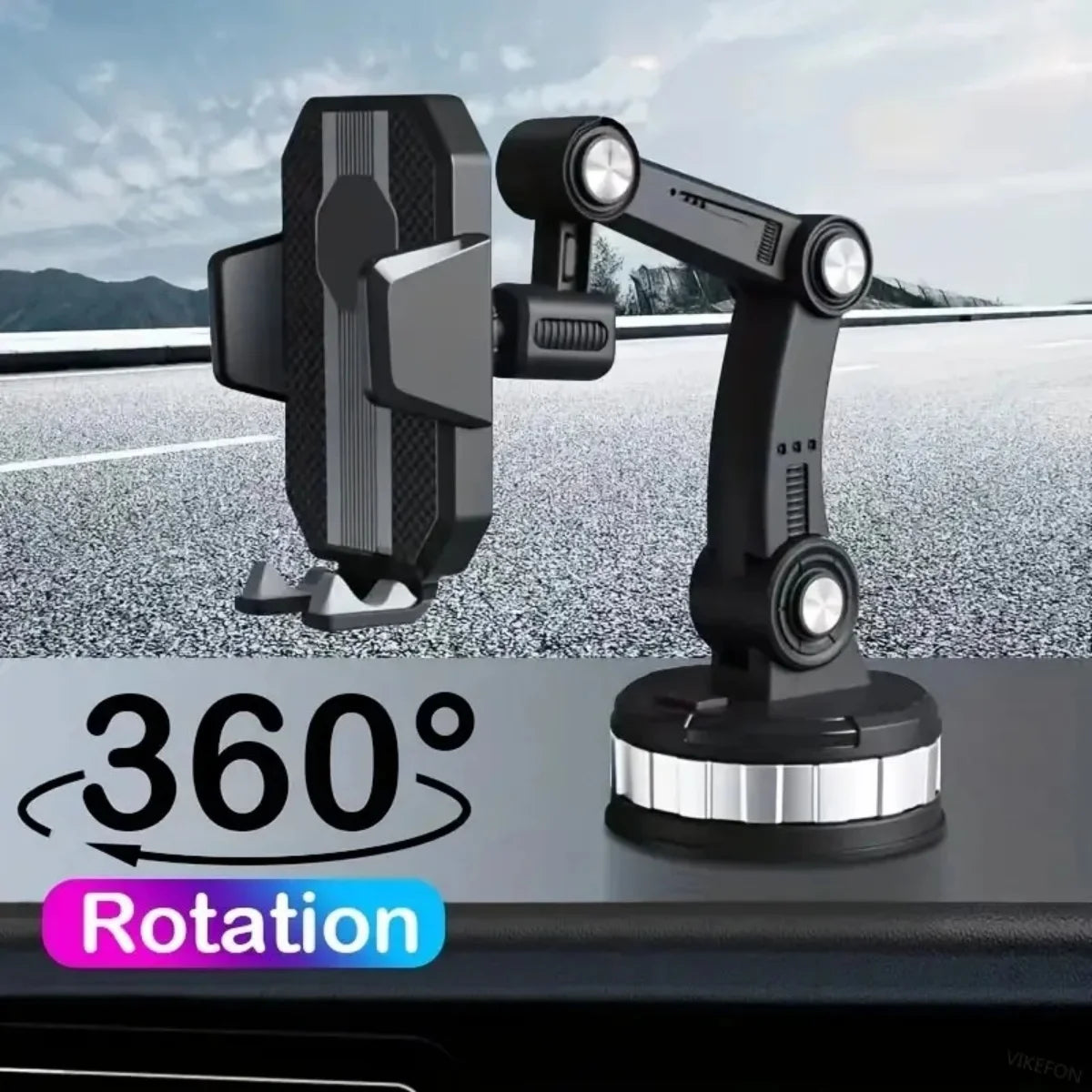 360°Rotating Car Sucker Phone Holder Driving Car Phone Stand