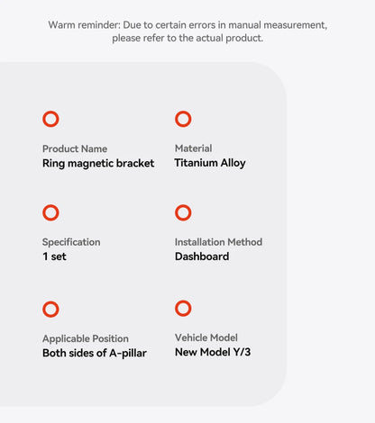 YZ For Tesla Model 3 Y Highland Juniper Car Magnetic Phone Holder