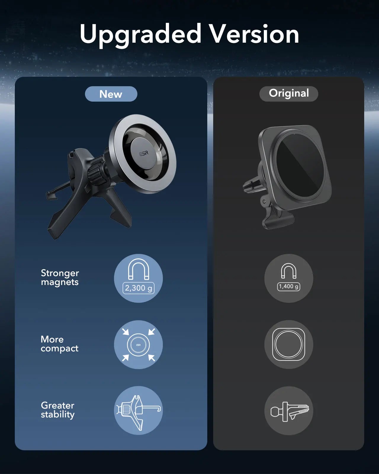 ESR Magnetic Car Phone Mount Car Air Vent Stand