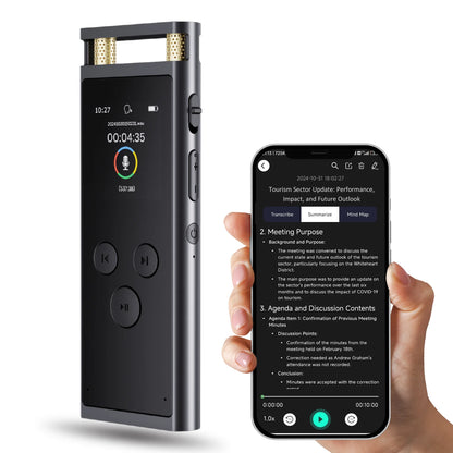 AI Voice Recorder transcription  Translation Summary