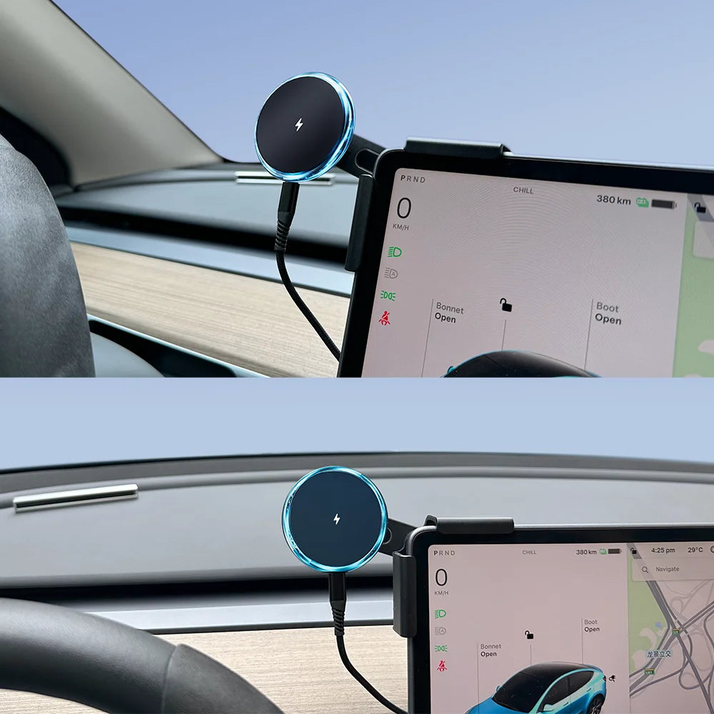 Cybertruck BYD Car Phone Mount Holder 15W Magnetic