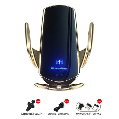30W Car Wireless Charger Magnetic Automatic Car Mount