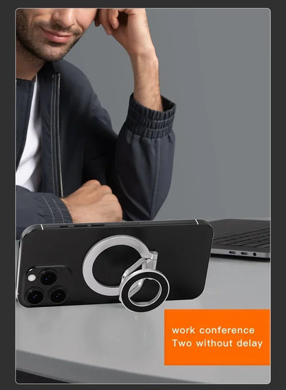 For MagSafe Double Sided Magnetic Phone Ring Holder