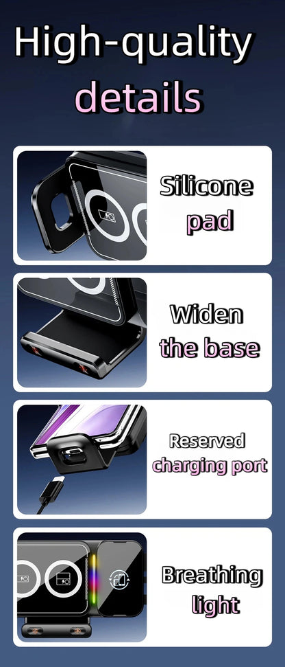 Universal Car Phone Wireless Charging Holder 360° Rotation Mount