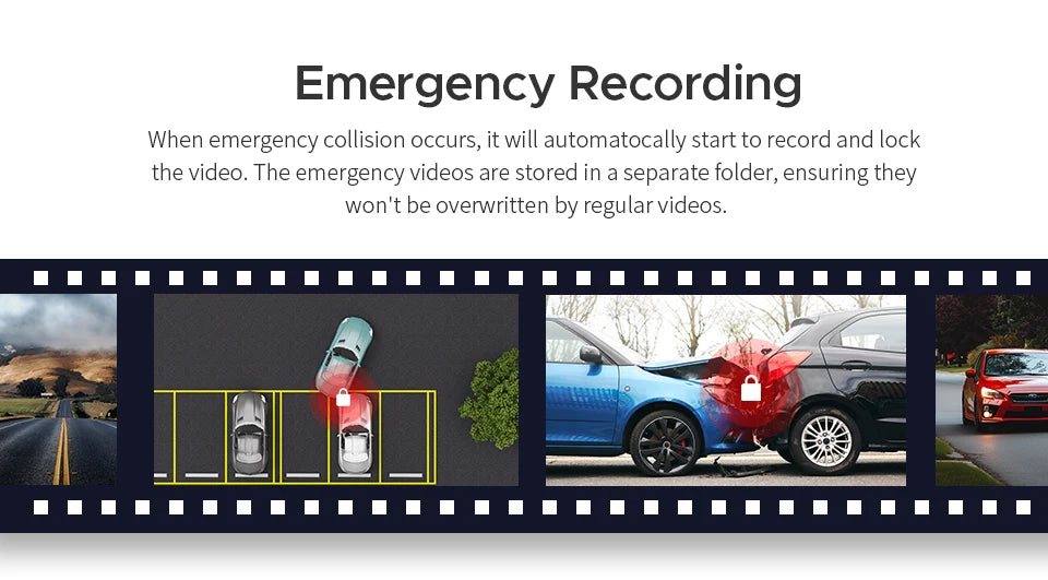KAWA Dash cam Video Recorder D6 3K Car Camera Car DVR