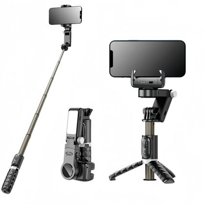Bluetooth Smartphone Gimbal Stabilizer with Extendable Stick