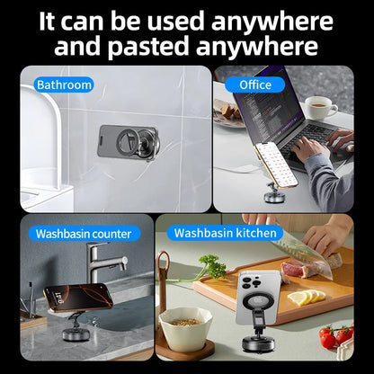 Universal Strong Magnetic Car Phone Holder Foldable Design