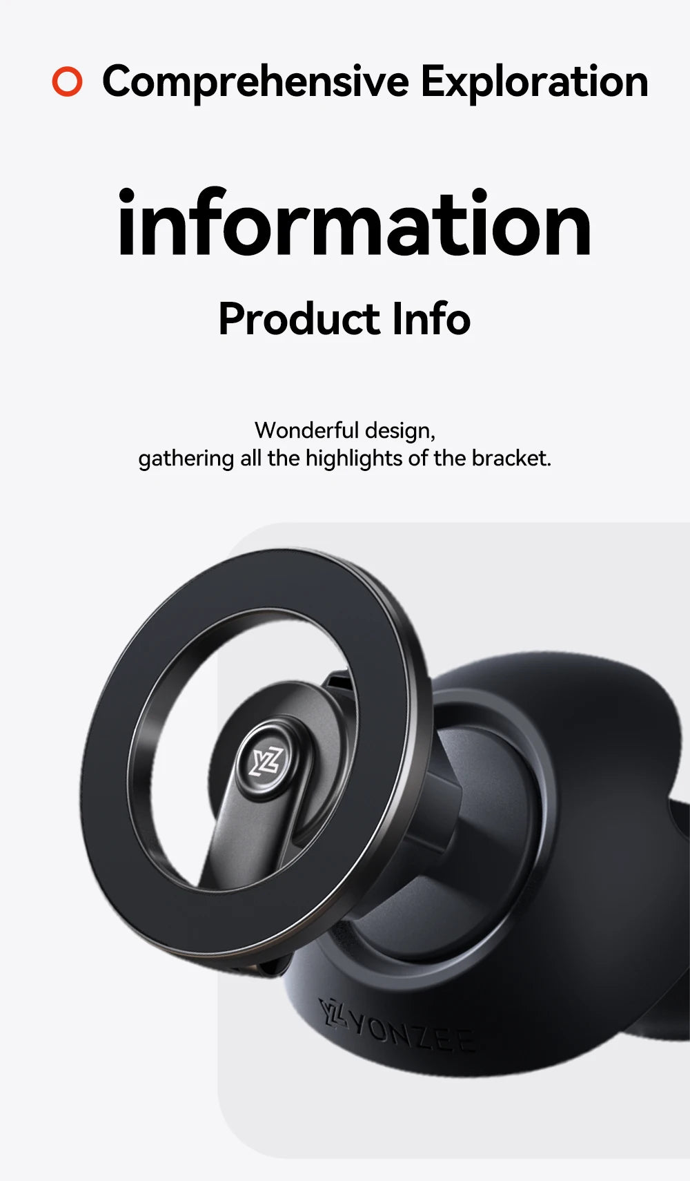 YZ For Tesla Model 3 Y Highland Juniper Car Magnetic Phone Holder