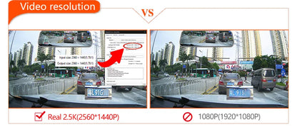 E-ACE 2K Car DVR WIFI GPS Stream Media Mirror Optional