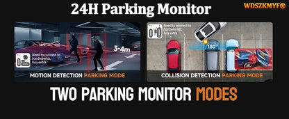 360 Degree Car DVR 4*1080P Video Recorder WIFI GPS Dash Cam