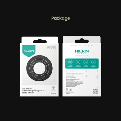 FiberSnap Magnetic Phone Ring Stand Aluminum 360° Rotation