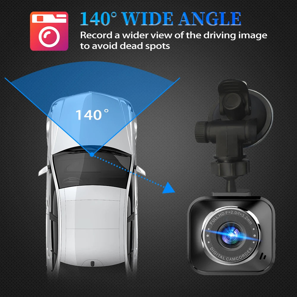 Car DVR Dash Cam WiFi FHD1080P Drive Video Recorder