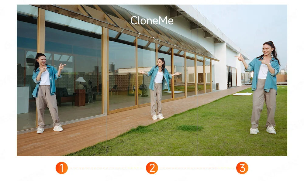 Foldable 3-Axis Phone Gimbal Stabilizer with Telescopic Rod