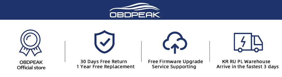 OBDPEAK K8 Pro Front 5K Rear 1080P Dash Cam Camera