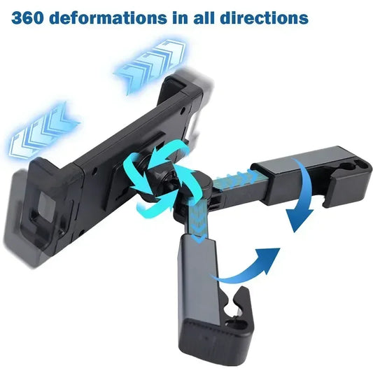 360°Rotation Car Headrest Backseat Mount Phone Car Holder