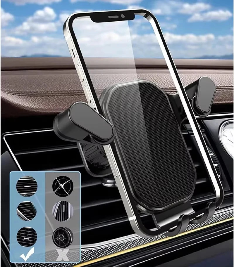 Car Phone Holder Stand Air Vent Gravity